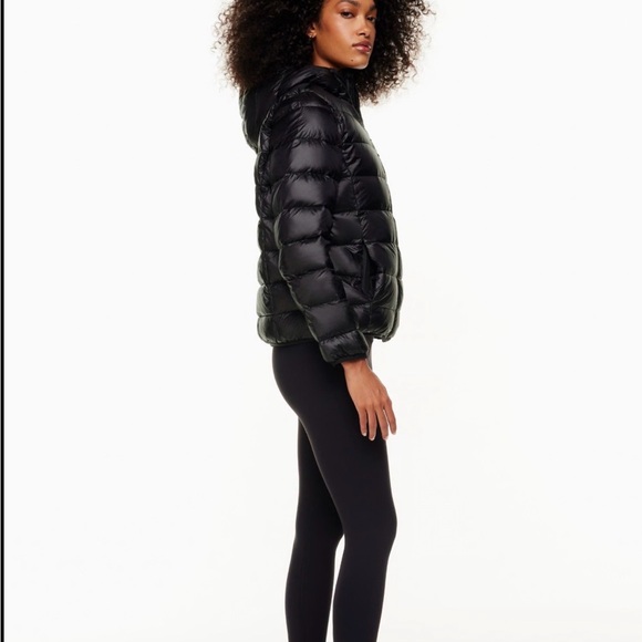 Women's Black Puffer Jacket - Picture 3 of 7
